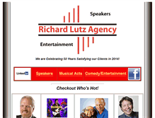 Tablet Screenshot of lutzagency.com